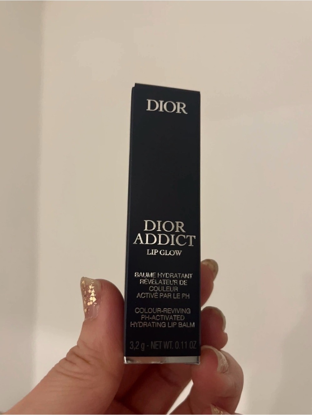 Dior Addict Lip Glow Hydrating Lip Balm - Black & Silver Box